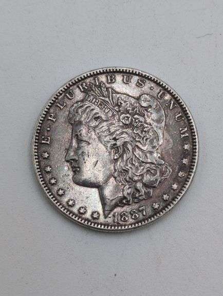 1887 Morgan Silver Dollar image