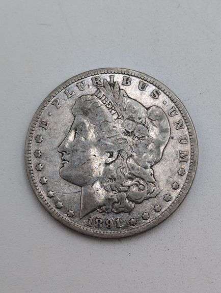 1891 Morgan Silver Dollar image