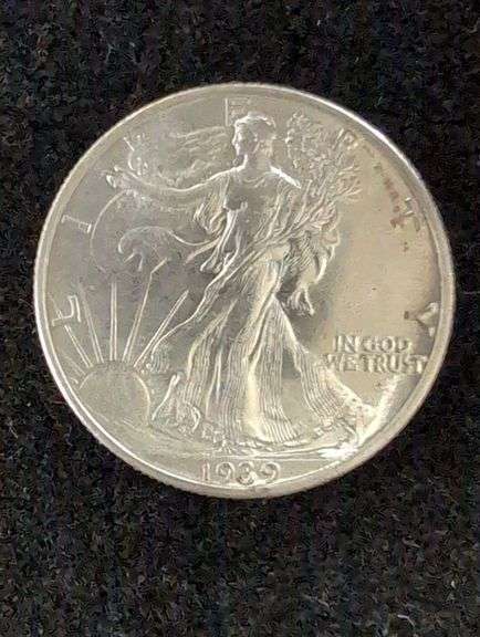 1939 WALKING LIBERTY HALF DOLLAR image