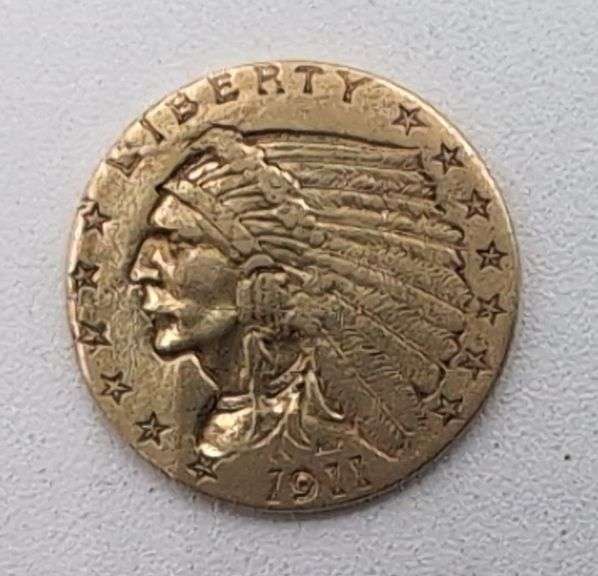 1911 US $2.50 Gold Indian image
