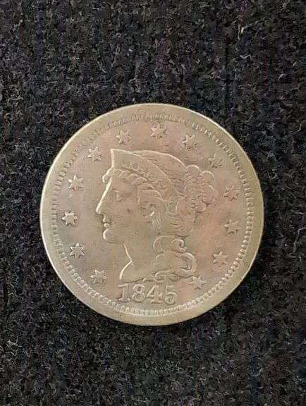 1845 LARGE CENT image