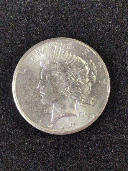 1927 PEACE SILVER DOLLAR image
