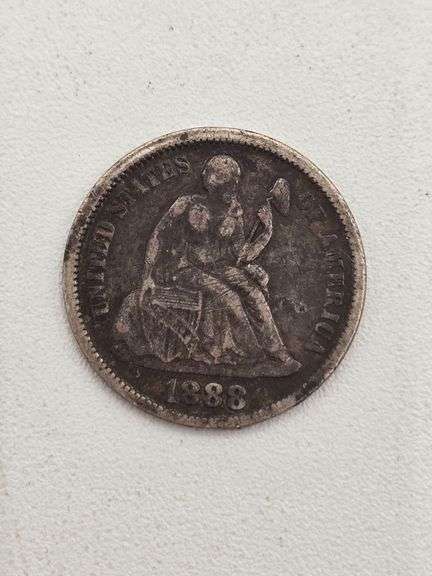 1888 Seated Dime image