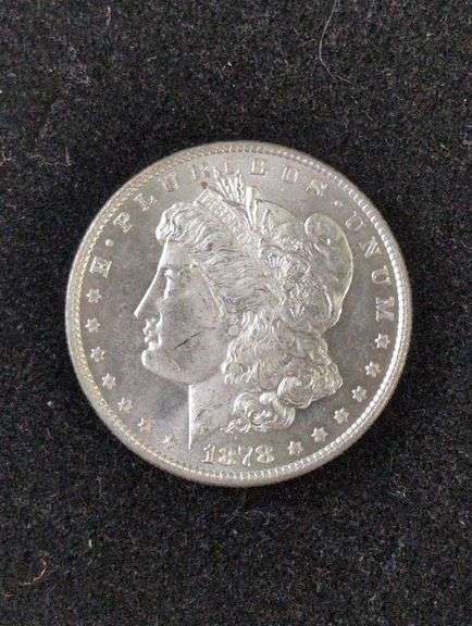 1878-8 TAIL FEATHER MORGAN SILVER DOLLAR image