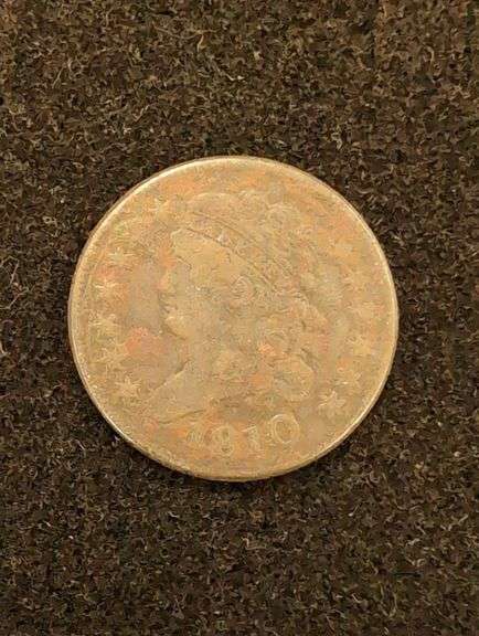 1810 HALF CENT image