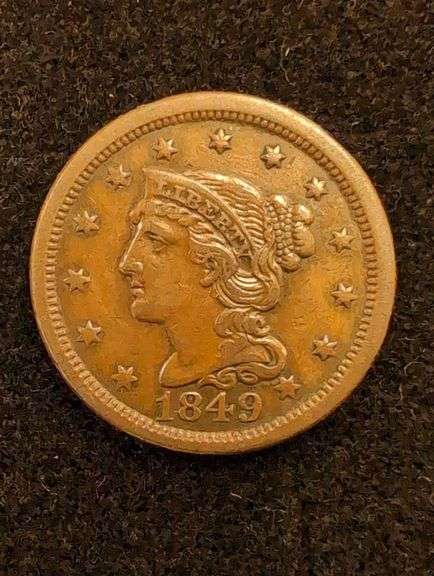1849 LARGE CENT image