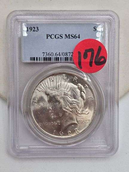 1923 Peace Silver Dollar PCGS MS64 image