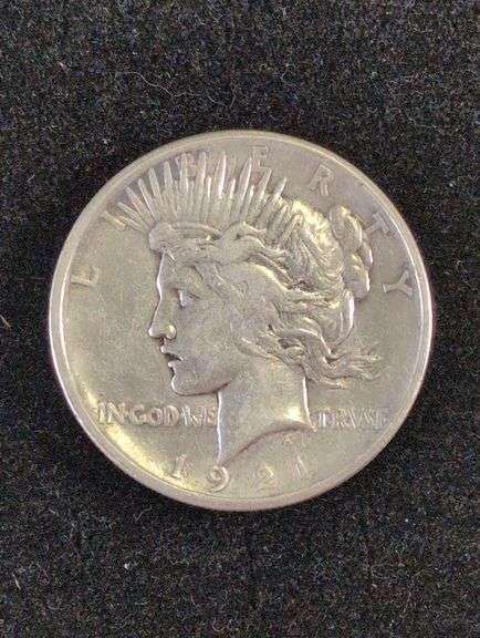 1921 PEACE SILVER DOLLAR image
