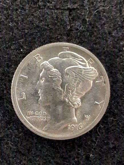 1916 MERCURY DIME image