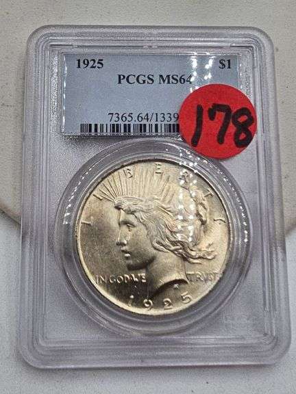 1925 Peace Silver Dollar PCGS MS64 image