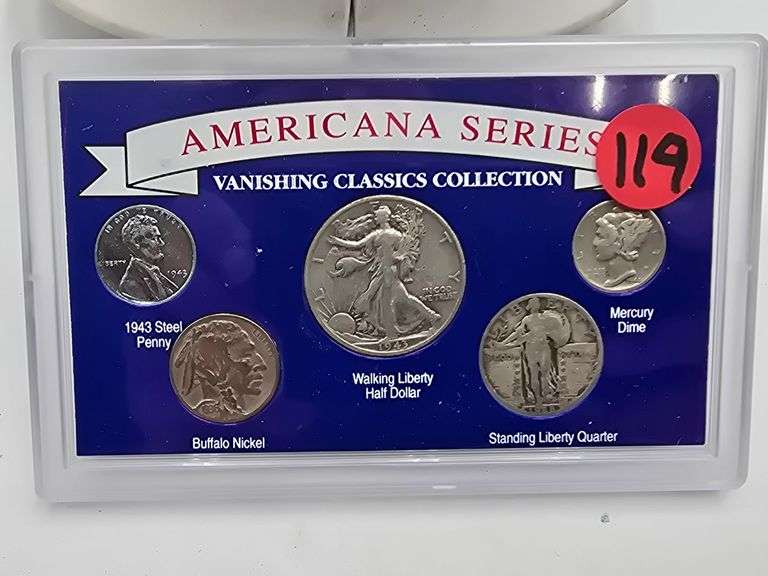 Americana Vanishing Classics 5 piece coin set image