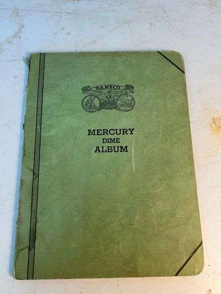 Album containing 80 Mercury Dimes image