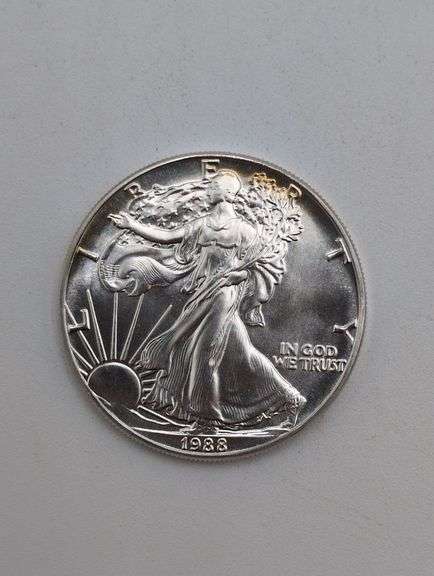 1988 one ounce American Silver Eagle image