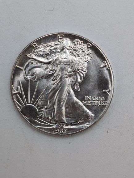 1987 one ounce American Silver Eagle image