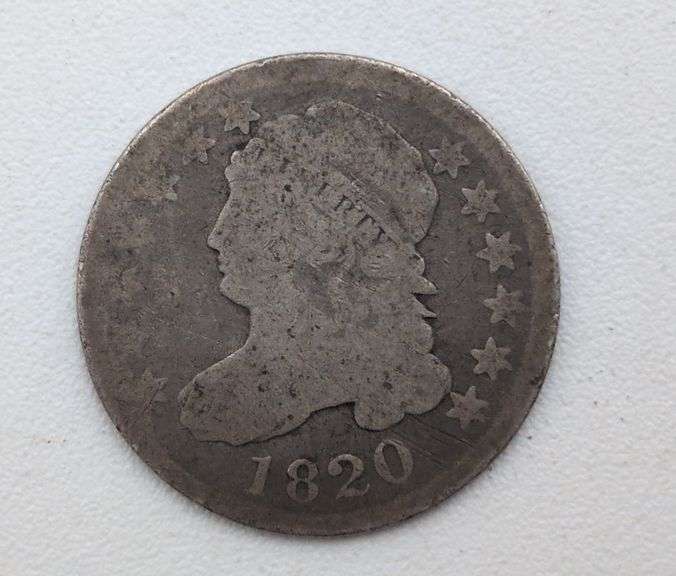 1820 Bust Dime image