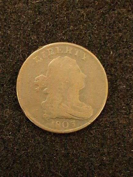 1805 HALF CENT image