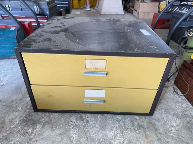 Metal Cabinet with Assorted Tooling and Accessories image