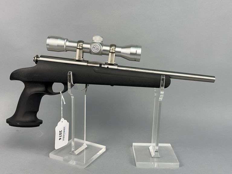 Savage Arms 503 .17 H.M.R. Sport striker bolt action pistol with Simmons Scope image