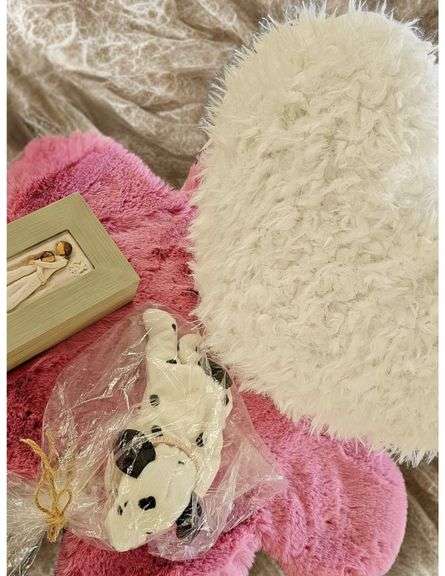 Mother & Daughter Keepsake Box, "Love" Puppy, and  Heart Pillow Set