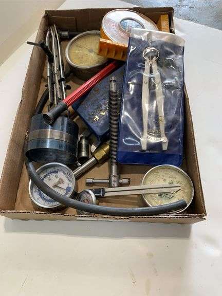 Snap Gap Set, Compression Testers, and Assorted Automotive Tools image