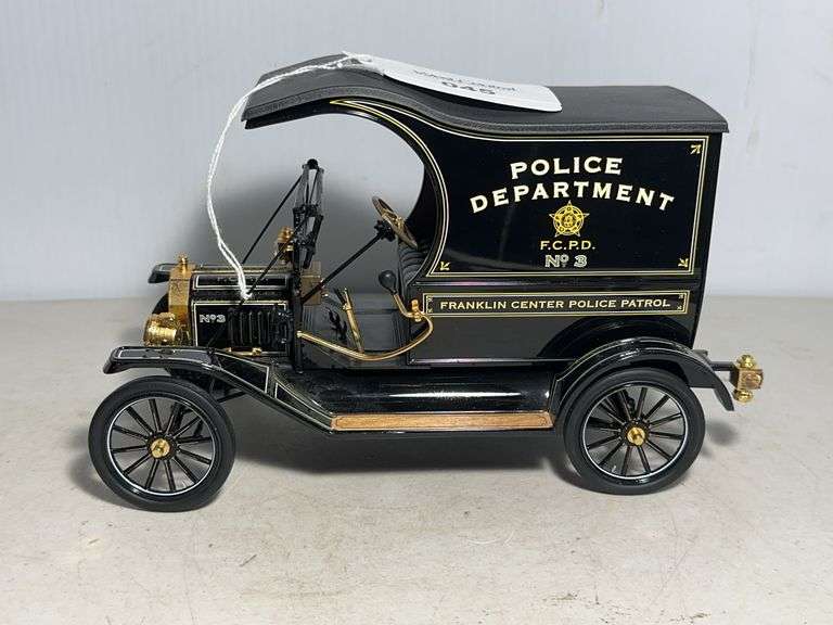 Franklin Mint 1:16 Scale Ford Model T Police Department Diecast
