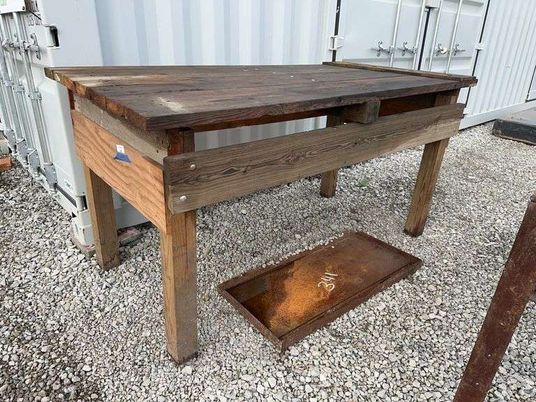 Wood Top Workbench image