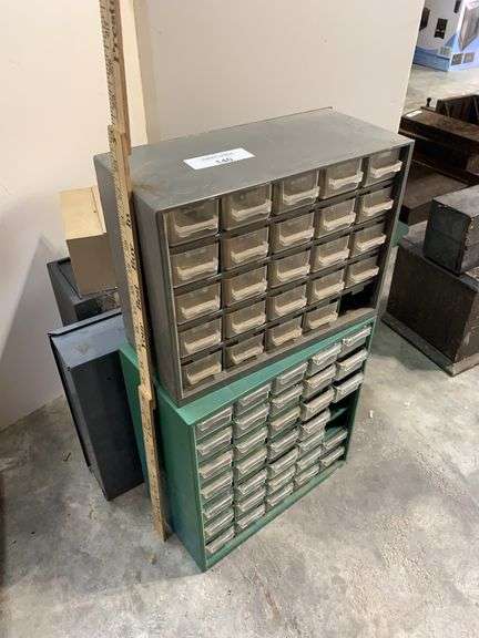 Drawer Organizer Cabinets with Assorted Hardware image