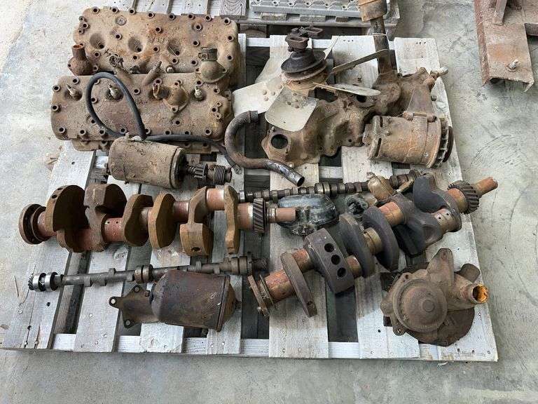 Assorted Vehicle Engine Components for V-8 Ford Flathead image