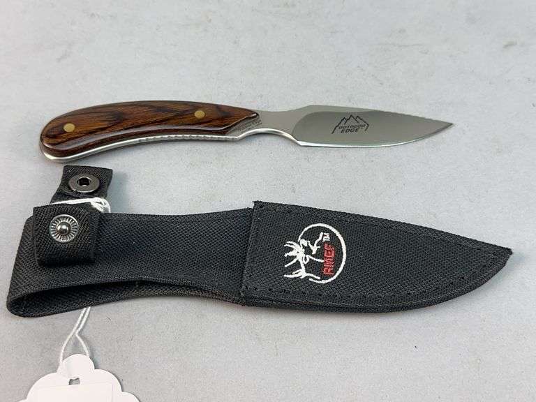 Outdoor Edge 8Cr13MoV Knife with RMEF Sheath image