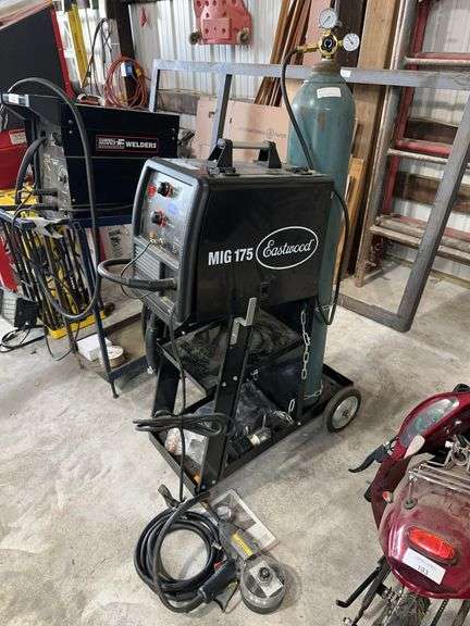 Eastwood MIG 175 Welder with Tank and Accessories image