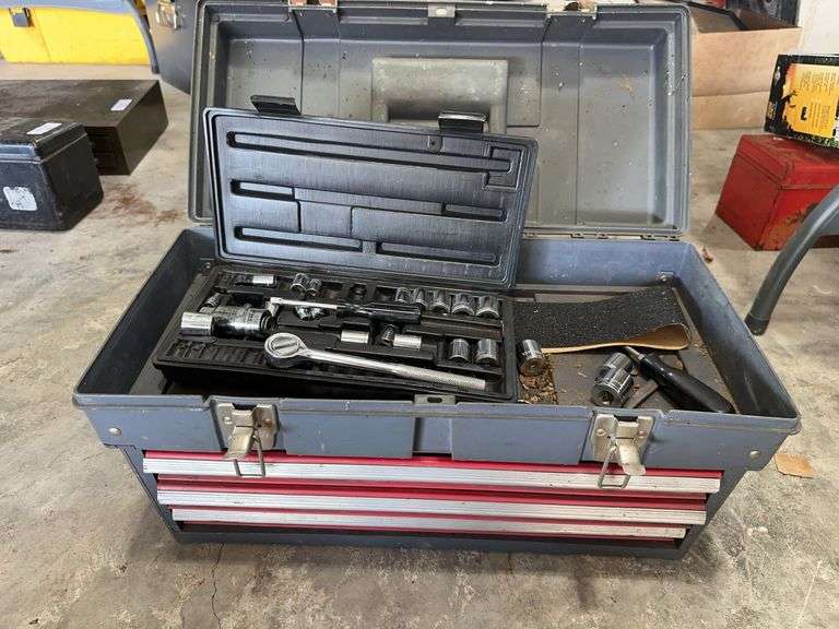 Toolbox with Assorted Tools image