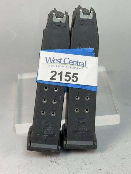 Two Glock 10mm 15-Round Magazines image