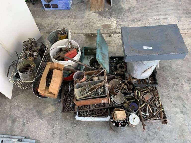 Assorted Hardware, Parts, and Fasteners image