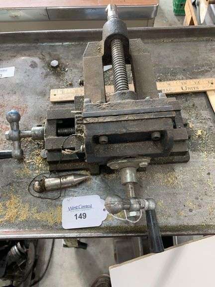 Metal Drill Press Vise with Plumb Bob image