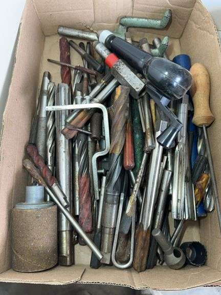 Various Metalworking Tools - Drills, Reamers, Cutters image