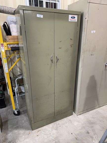 Metal Storage Cabinet with Shelving image