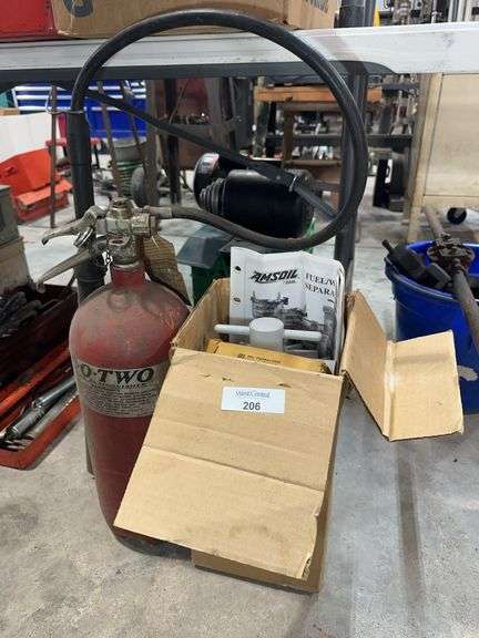 C-O-Two Fire Extinguisher and Amsoil Fuel Water Separator image