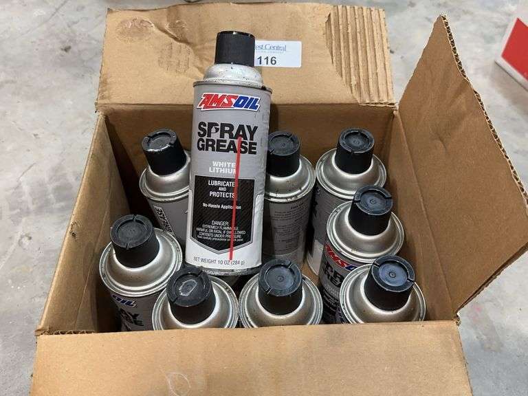 Amsoil White Lithium Spray Grease - 10 oz Cans image