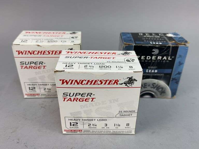 Winchester Super-Target and Federal Game-Shok 12 Gauge Ammunition image