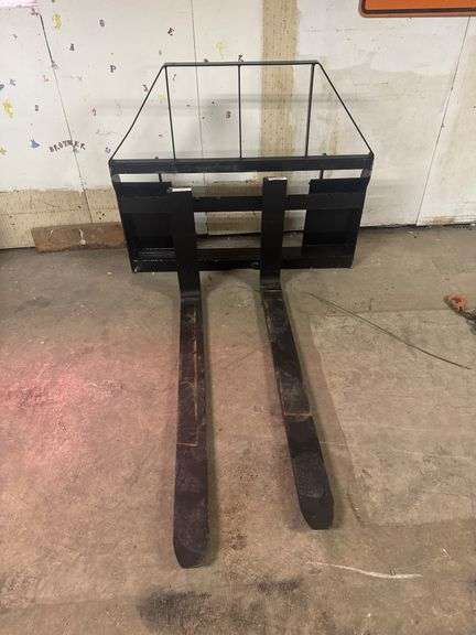 Mower King skid steer pallet forks