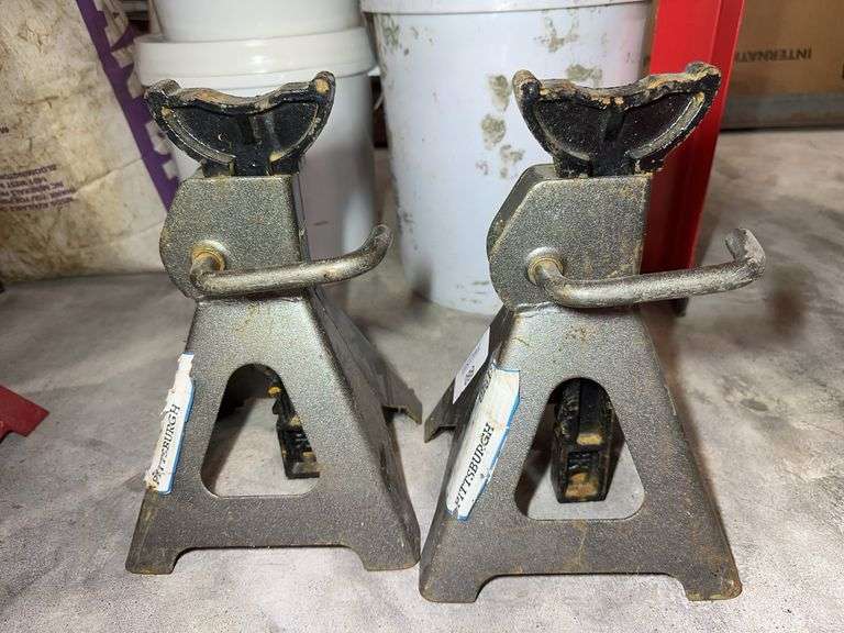 Pair of Pittsburgh 3-Ton Jack Stands image