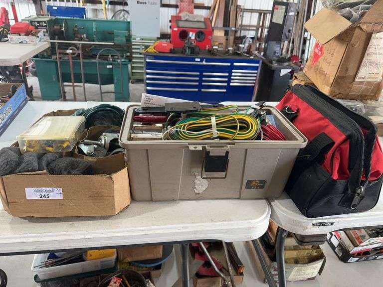 Trailer Wiring and Electrical Components with Tool Bag image