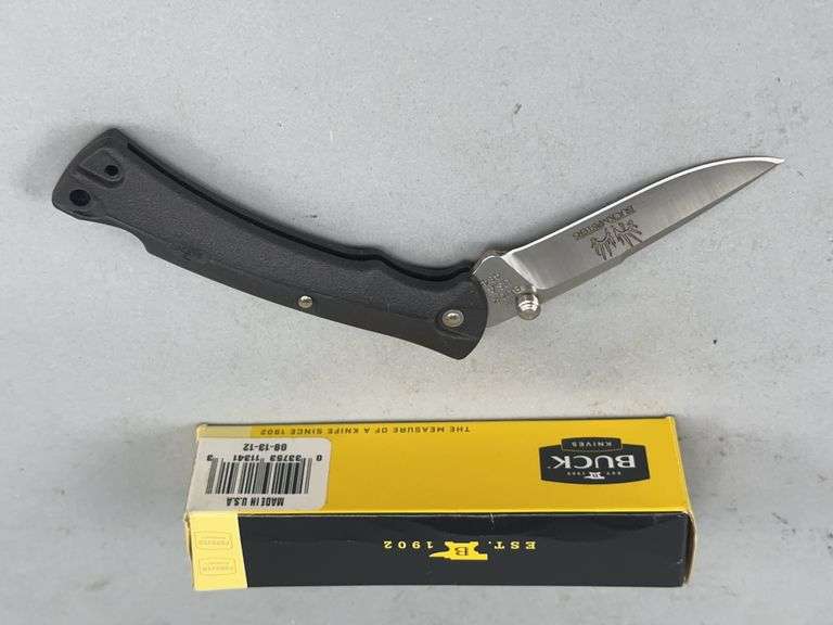 Buck Knives Bucklite Max 484BKSBM-B Folding Knife with Box image