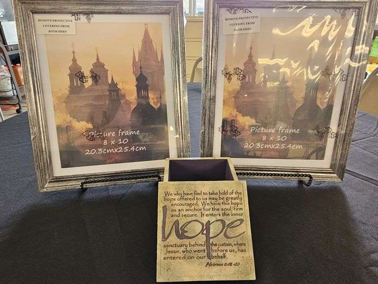 "Hope" Keepsake Box and Picture Frames