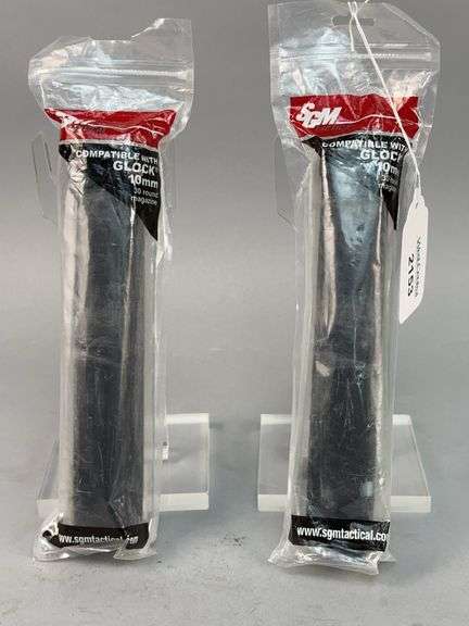 Two SGM Tactical LLC 10mm 30-Round Magazines for Glock image