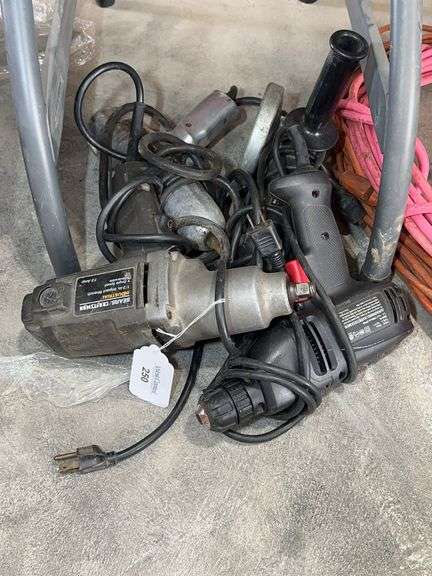 Power Tools: Drill, Impact Wrench, Angle Grinder image