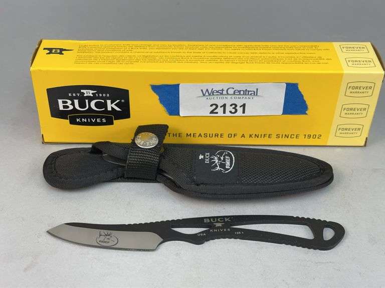 RMEF Buck Knife PakLite Caper Knife Model 135 image