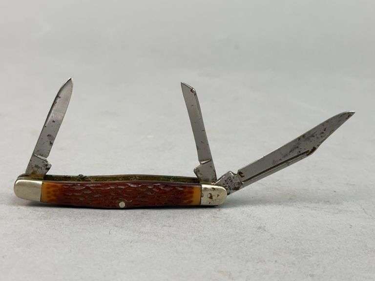 Camillus New York USA Pocket Knife with Three Blades image