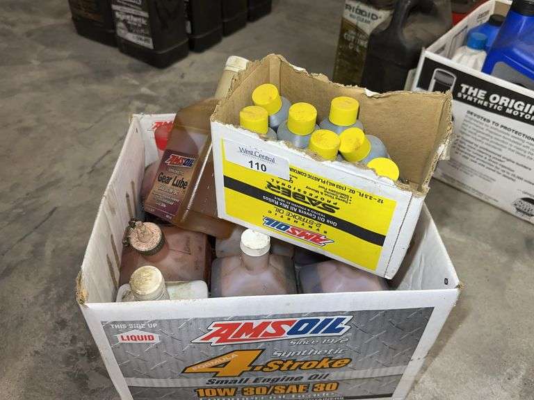 Amsoil Synthetic 2 Stroke Motor Oil, Amsoil Automatic Transmission Fluid, and Gear Lubes image