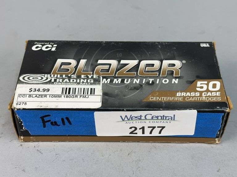 CCI Blazer 10mm Auto 180gr FMJ FN Ammunition image